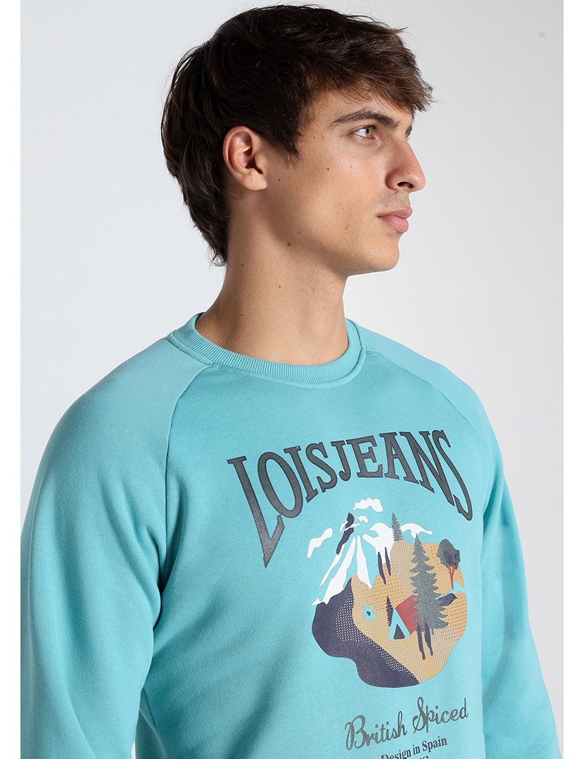 Sweatshirt Homem Azul