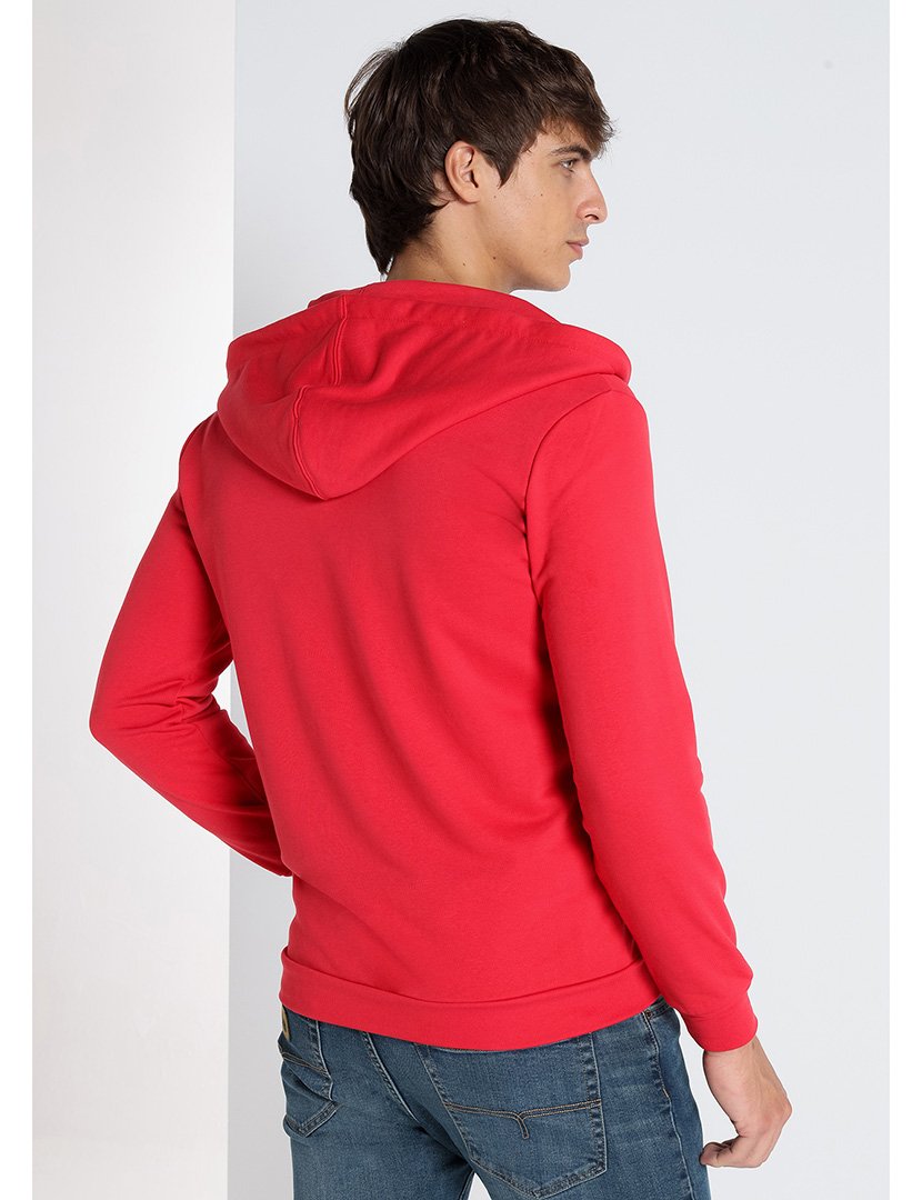 Casaco com Capuz Homem Vermelho