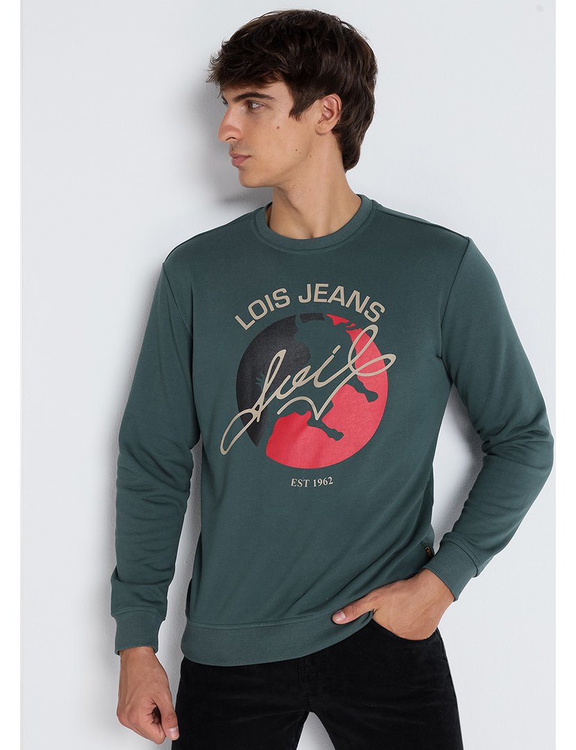 Sweatshirt Homem Verde