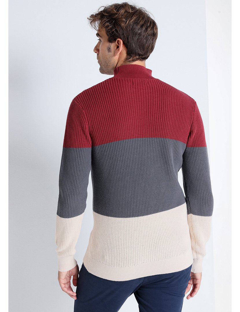 Camisola Malha Homem Multicor