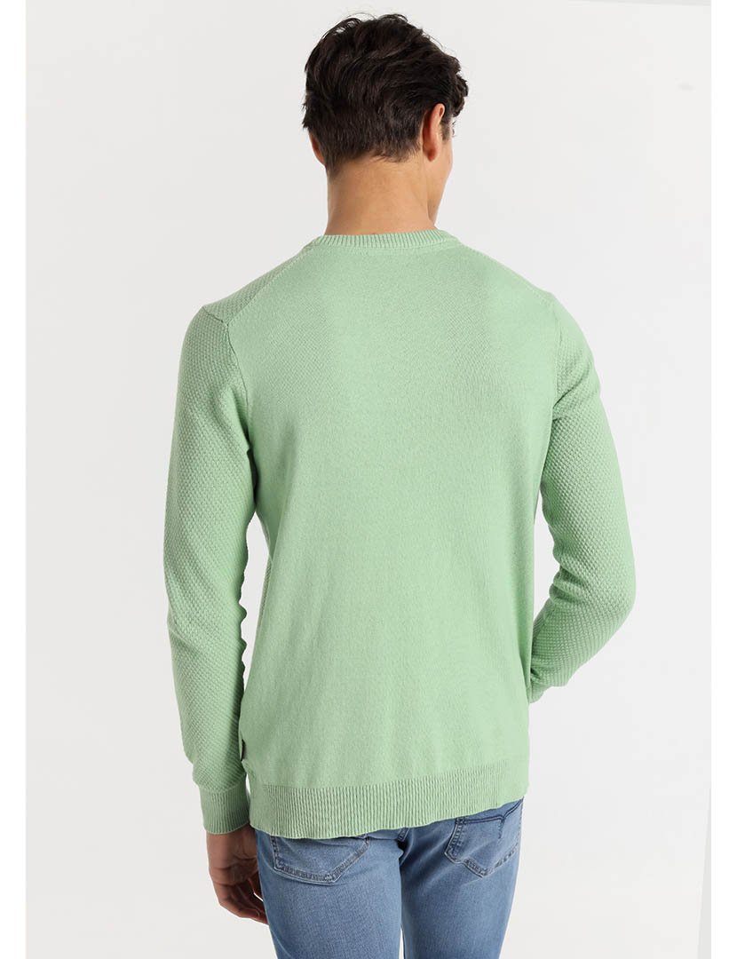 Camisola Malha Homem Verde
