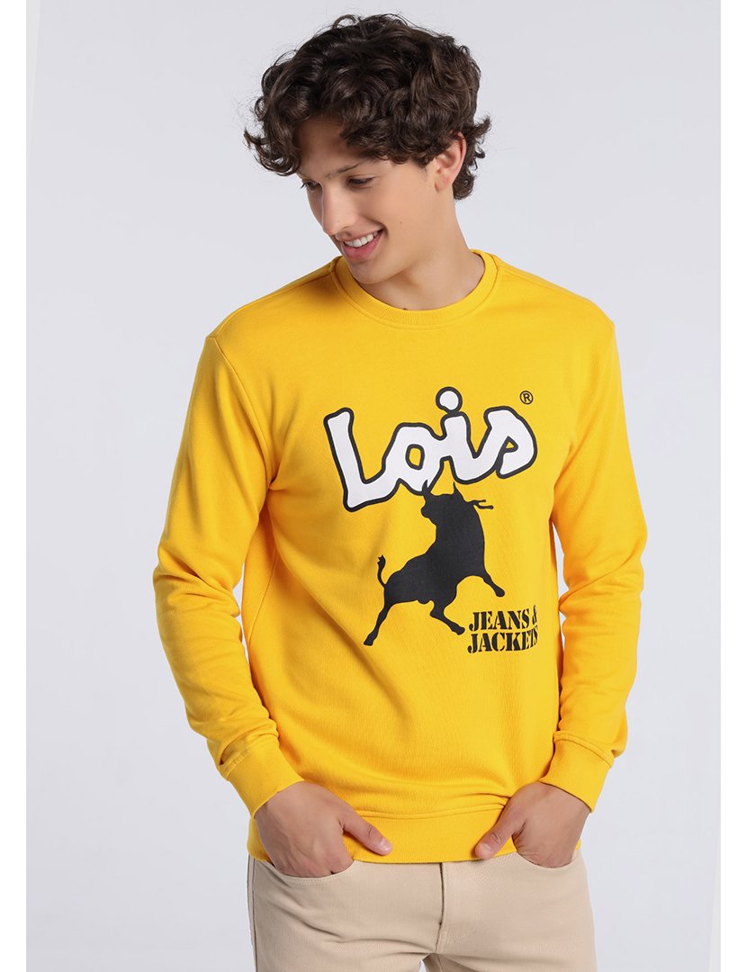 Sweatshirt Homem Amarelo