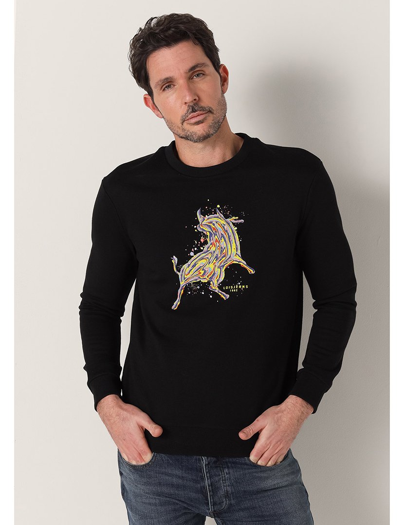 Sweatshirt Homem Preto