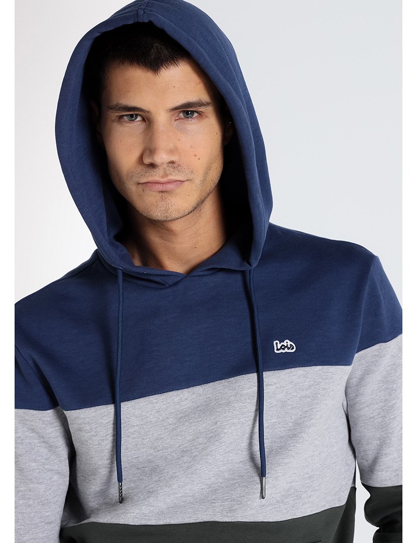 Sweatshirt com Capuz Homem Multicor