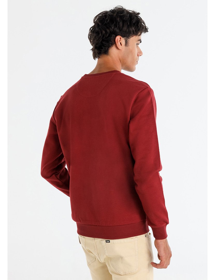Sweatshirt Homem Vermelho