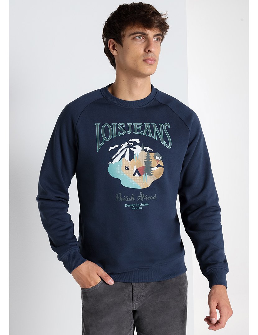 Sweatshirt Homem Azul