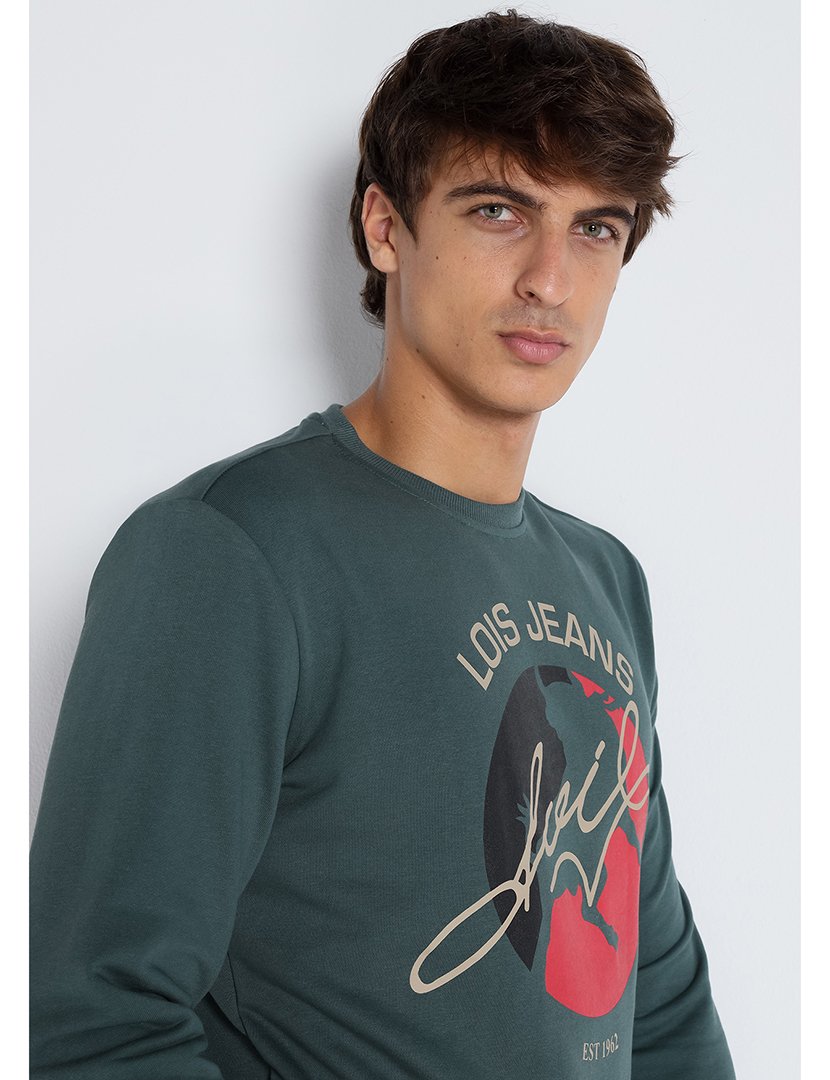Sweatshirt Homem Verde