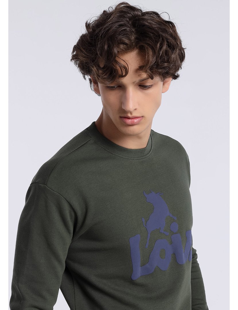 Sweatshirt Homem Verde