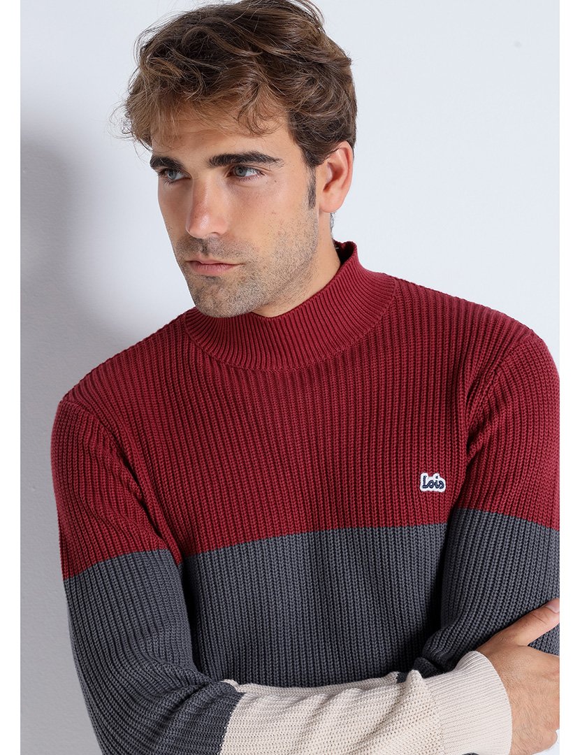 Camisola Malha Homem Multicor