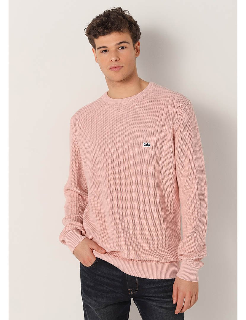 Camisola Malha Homem Rosa