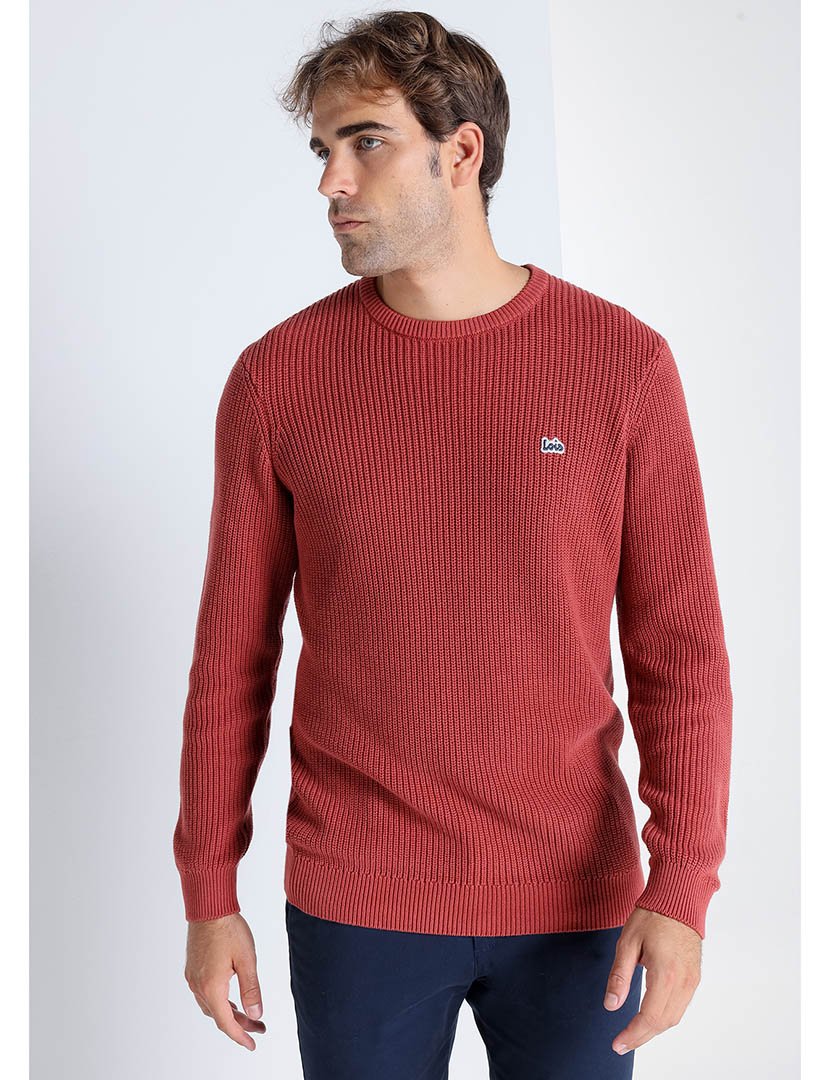 Camisola Malha Homem Vermelho