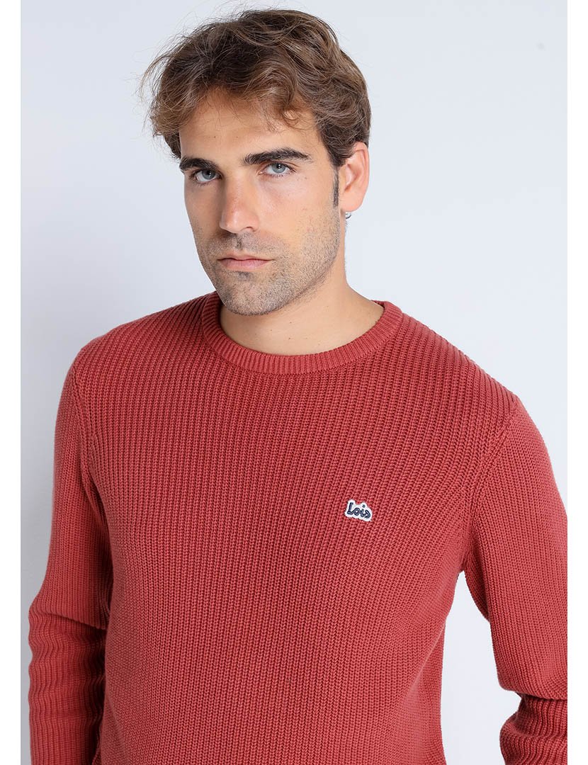 Camisola Malha Homem Vermelho