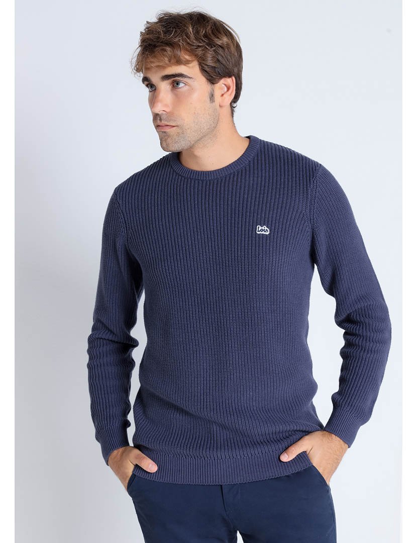 Camisola Malha Homem Azul