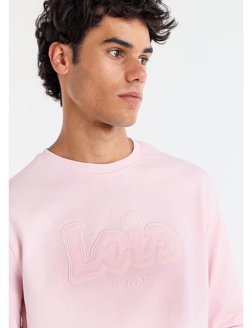 Sweatshirt Homem Rosa