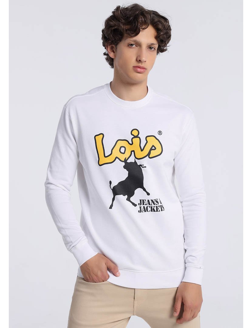 Sweatshirt Homem Branco