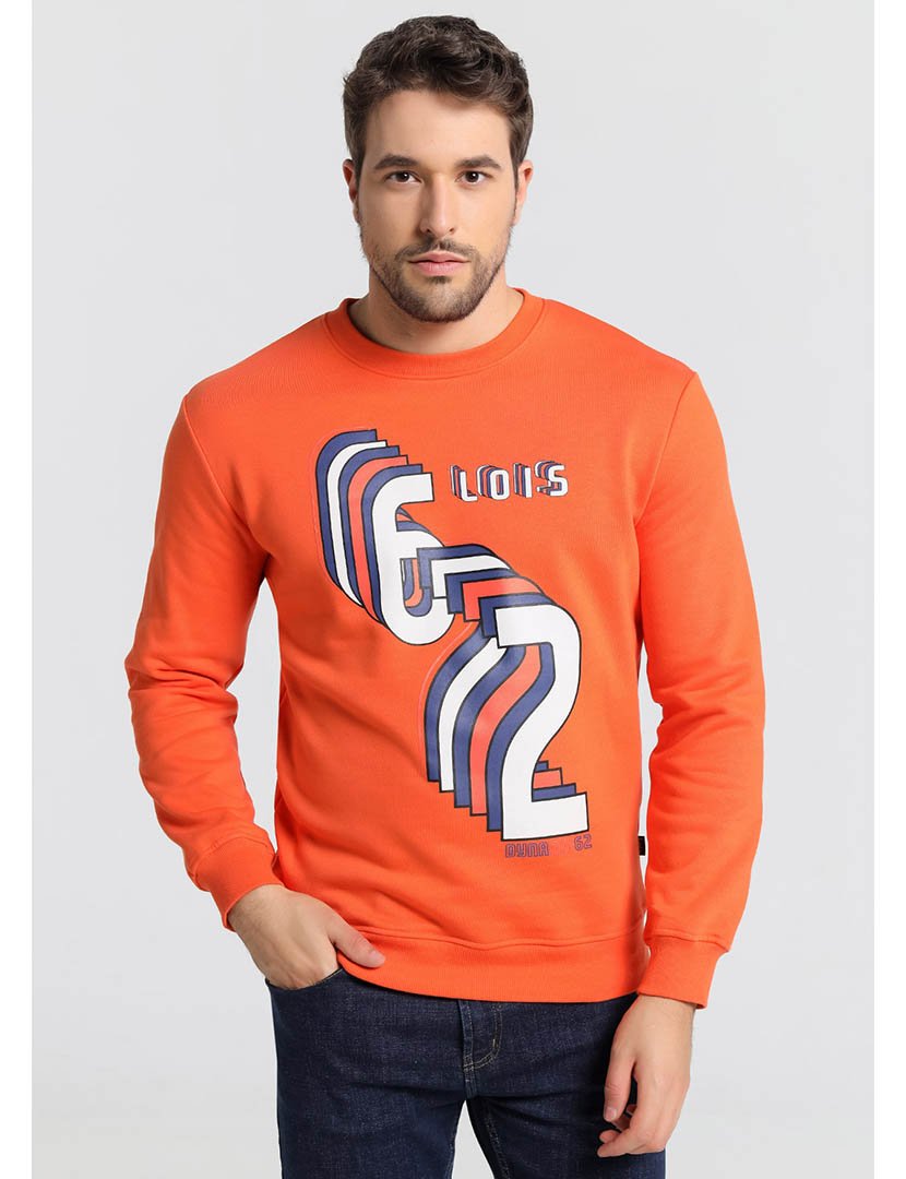 Sweatshirt Homem Laranja