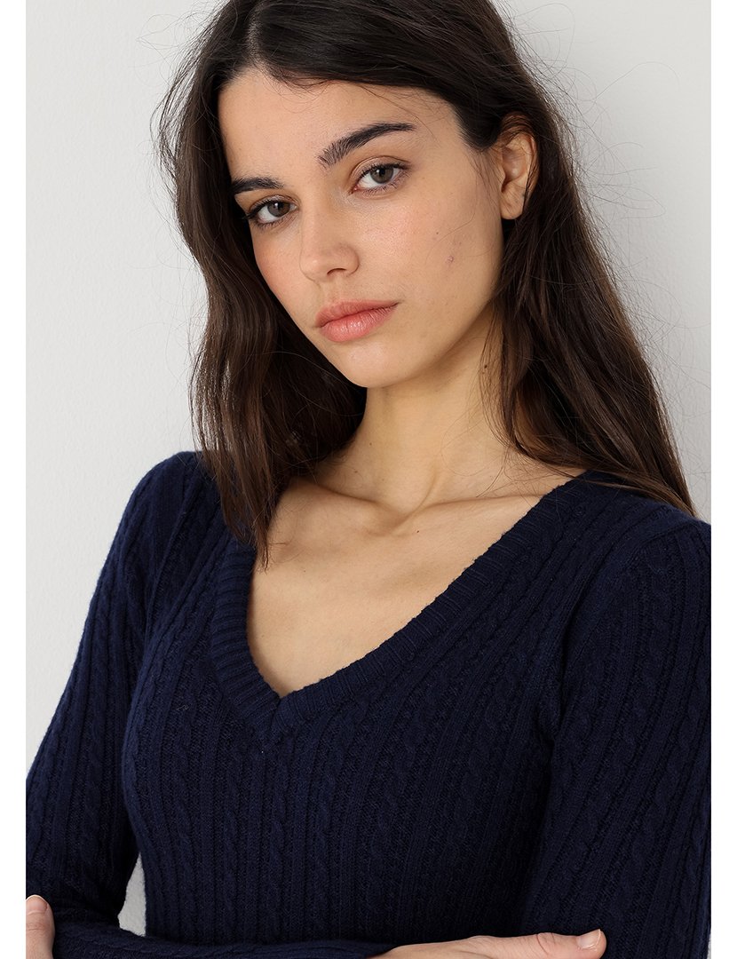 Camisola Malha Senhora Azul