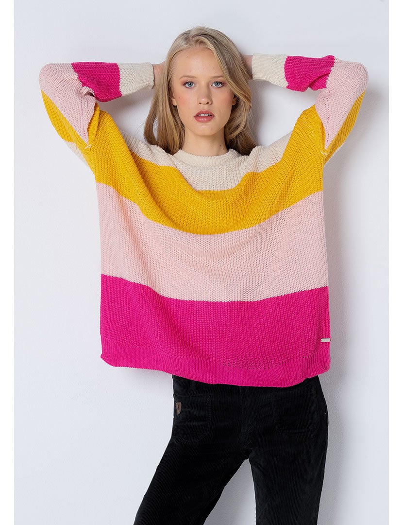 Camisola Malha Senhora Multicor