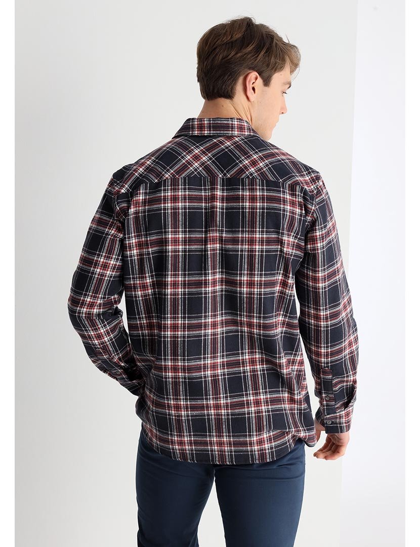 Camisa Homem com Padrão Multicor