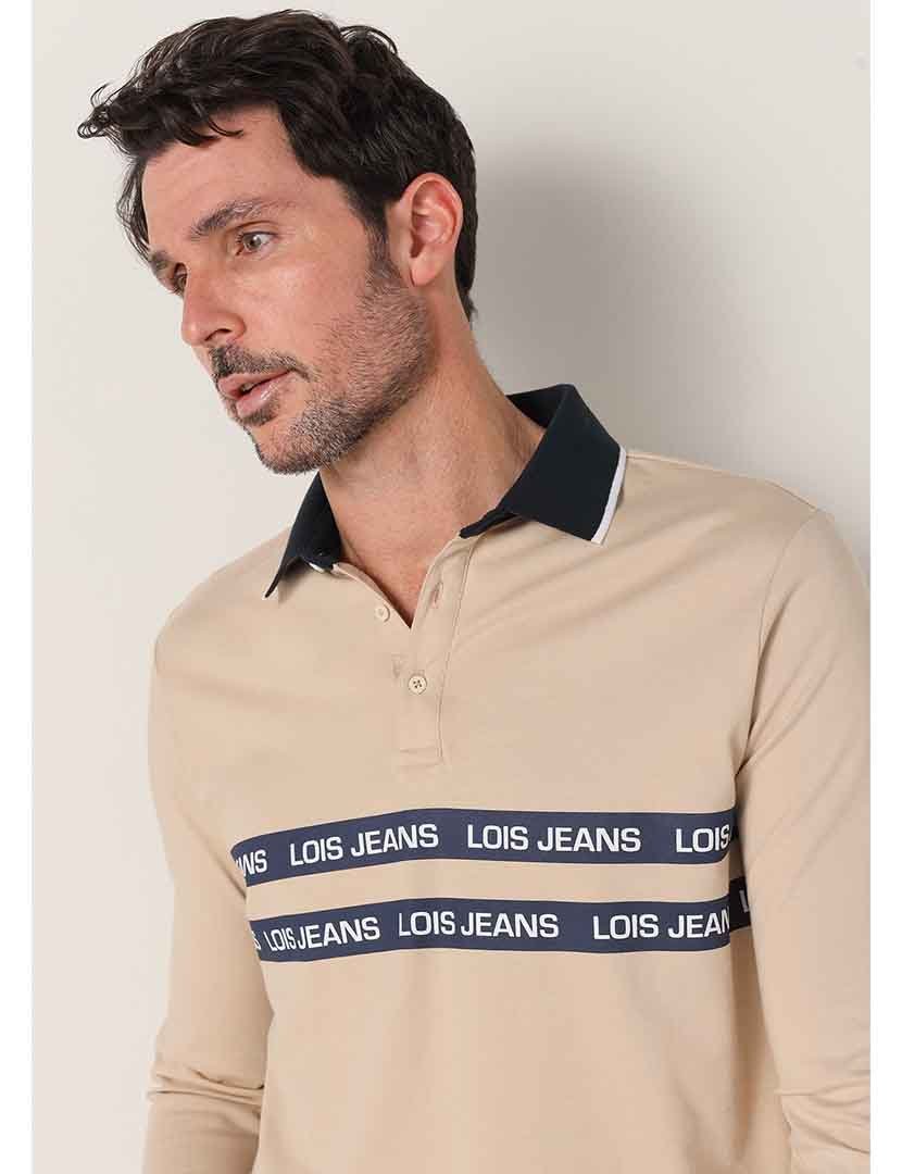 Pólo Homem Bege