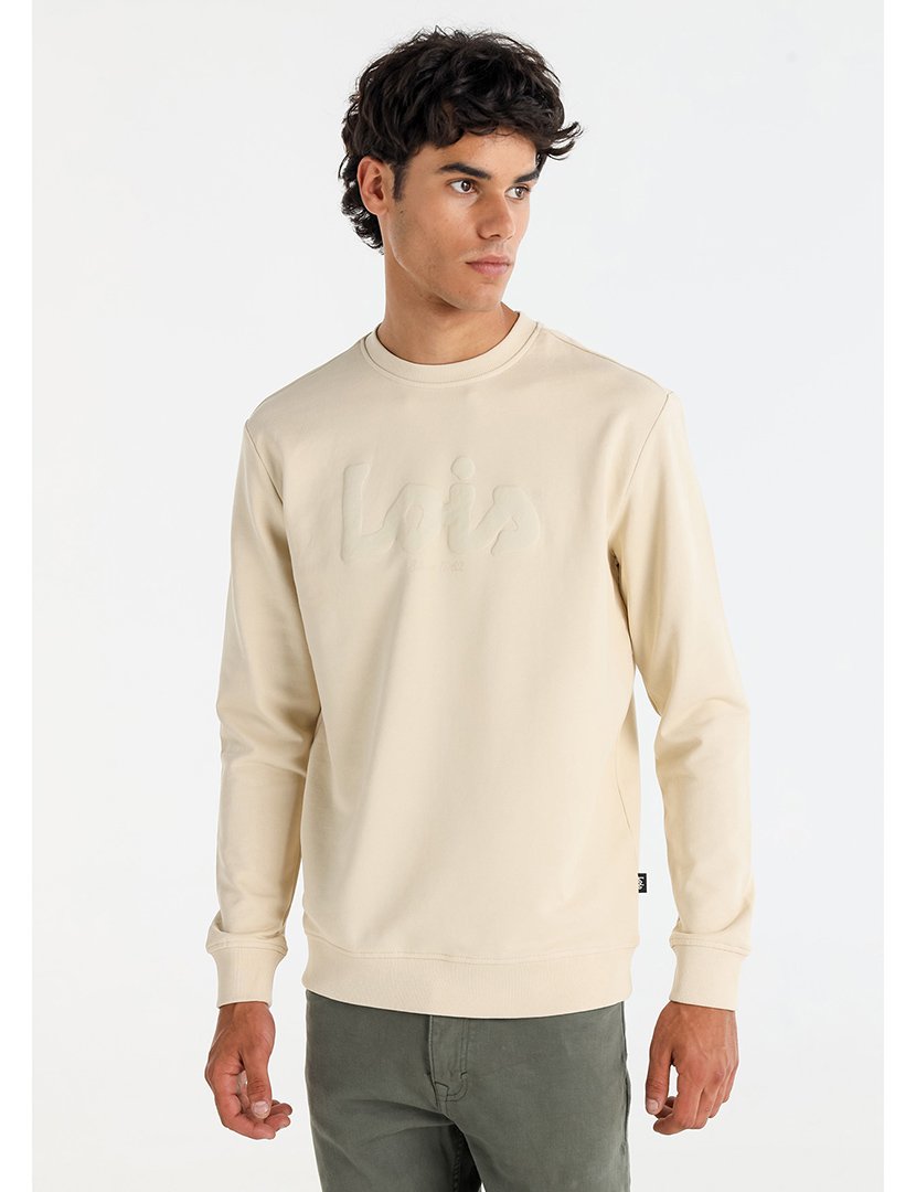 Sweatshirt Homem Bege