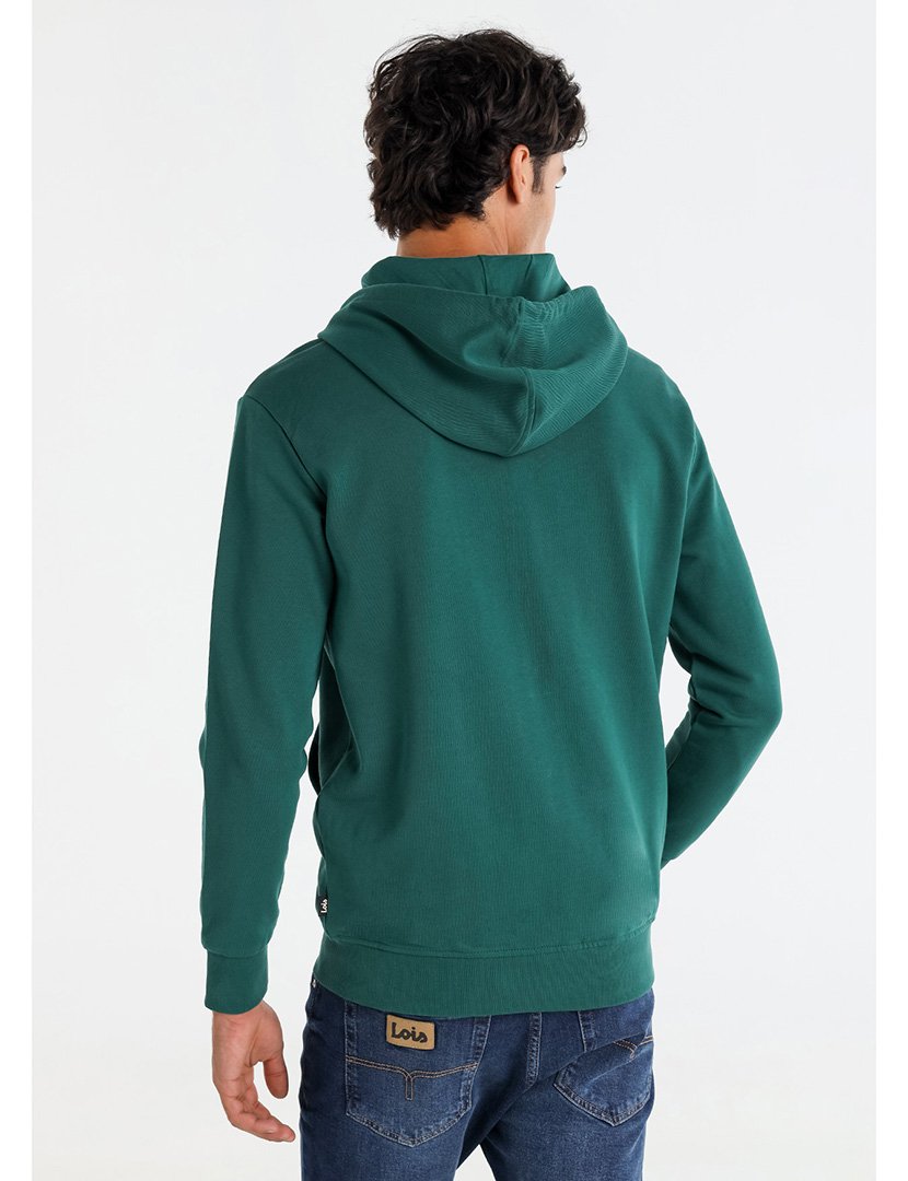 Casaco com Capuz Homem Verde