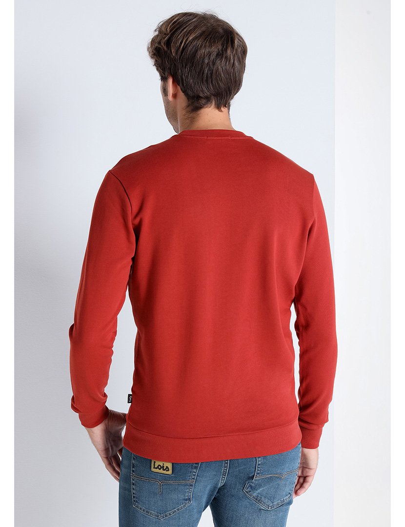 Sweatshirt Homem Vermelho