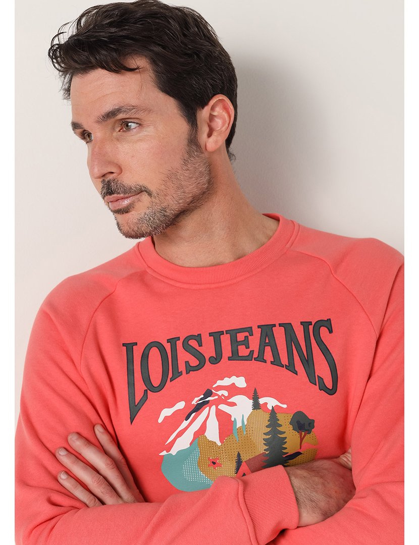 Sweatshirt Homem Rosa