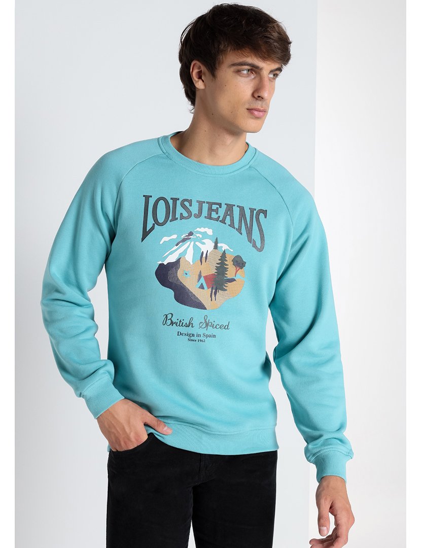 Sweatshirt Homem Azul