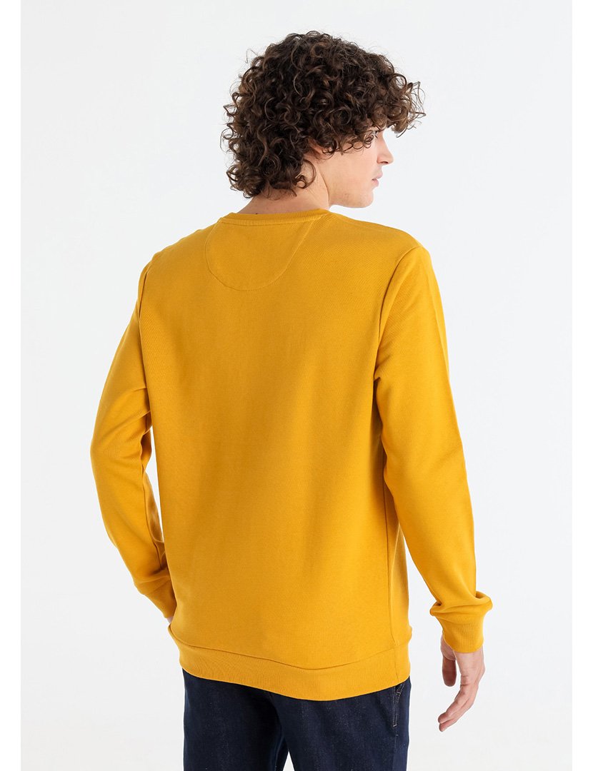 Sweatshirt Homem Laranja