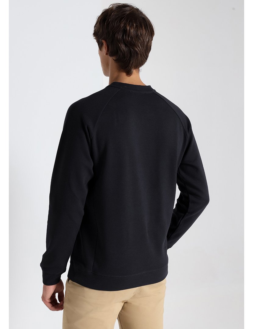 Sweatshirt Acolchoada Homem Preto