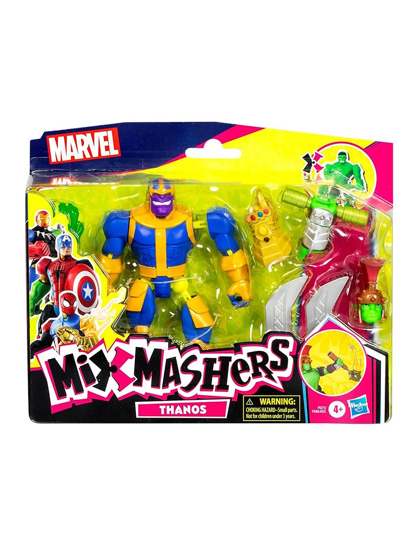 Avengers Mixmashers Thanos Acessorios Deluxe 