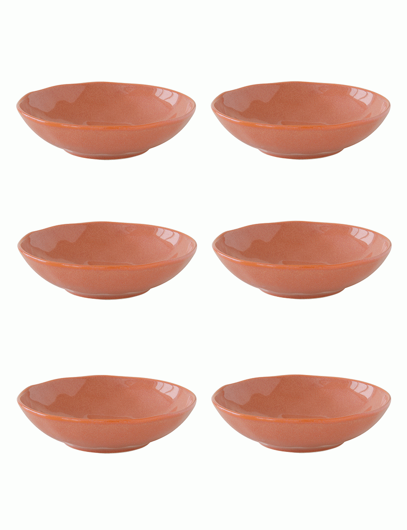 Conjunto 6 tigelas de sopa porcelana 19 cm 