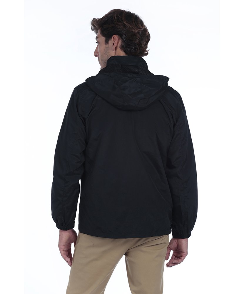 Casaco Impermeável Homem Preto