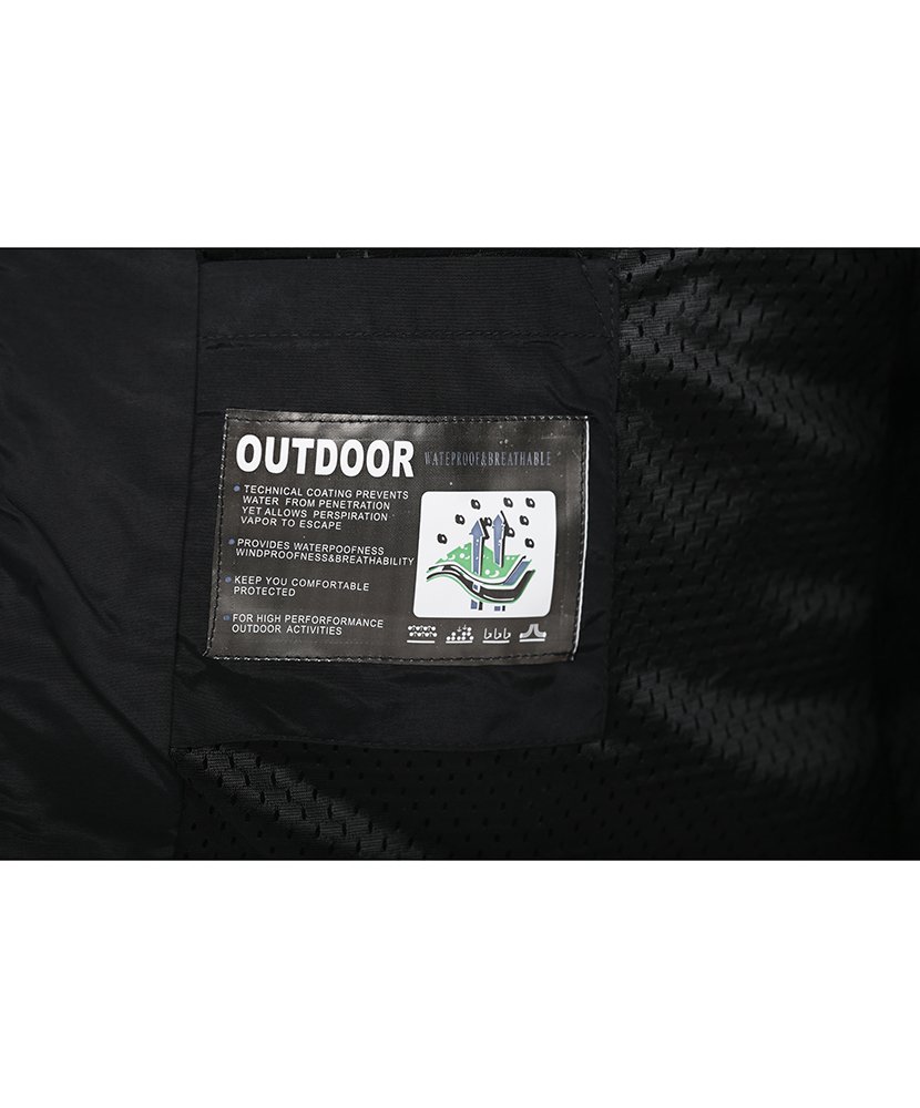 Casaco Impermeável Homem Preto