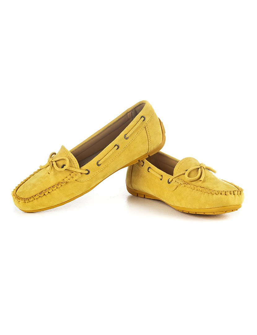 Mocassin com laço Amarelo