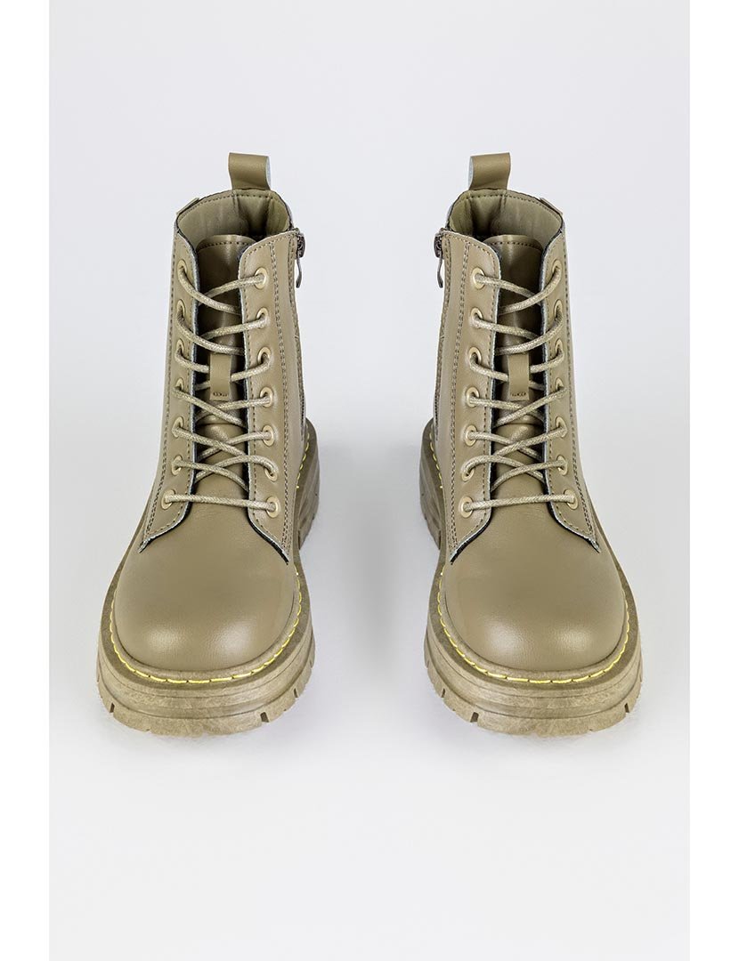 Botins com atacadores Verde