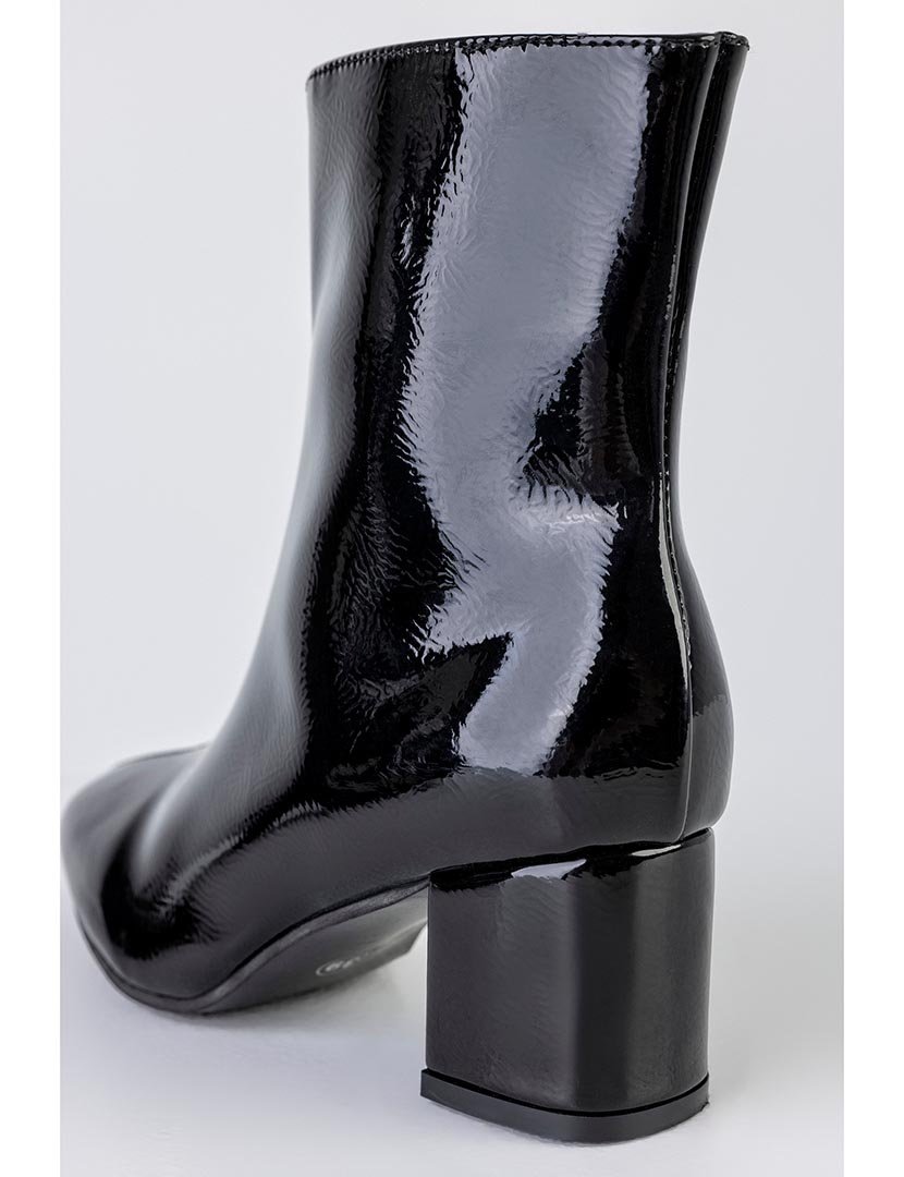 Botins zip Preto