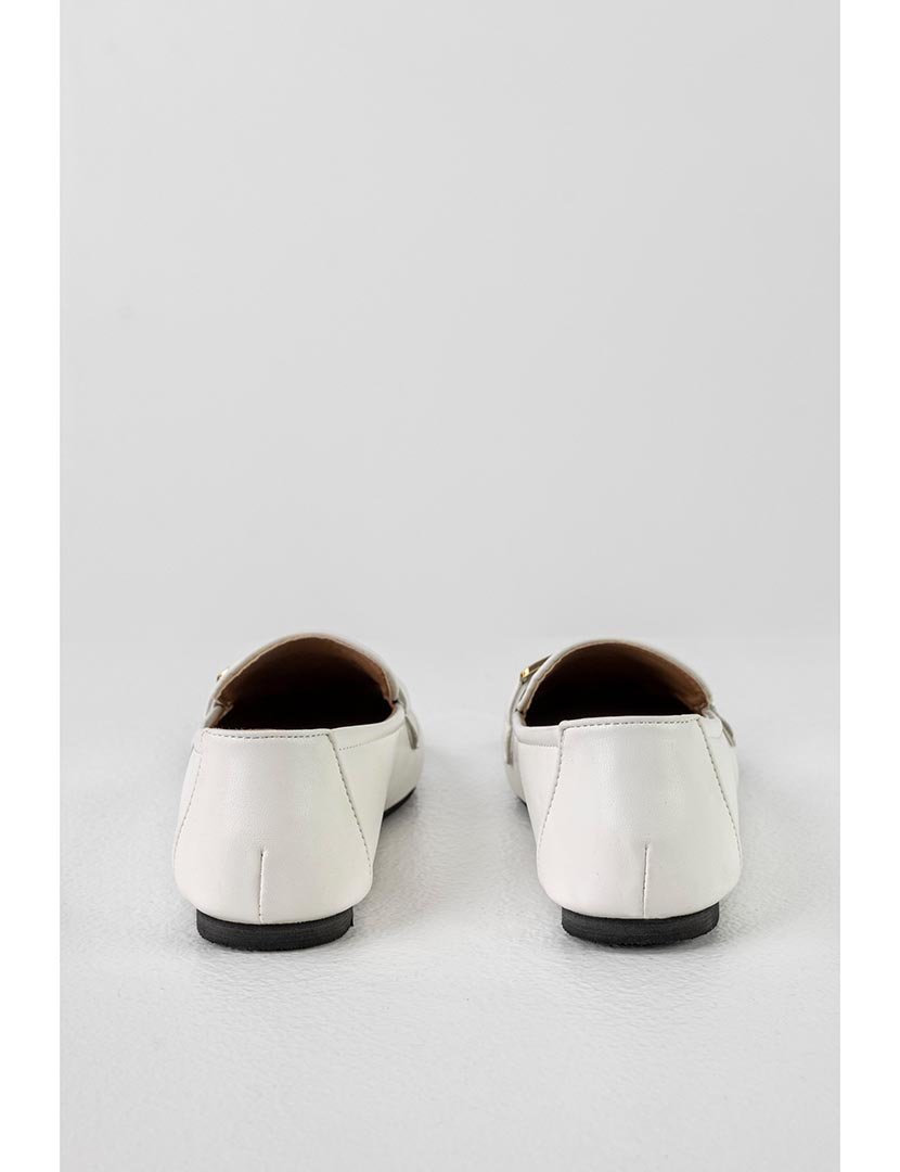 Mocassin com corrente Bege