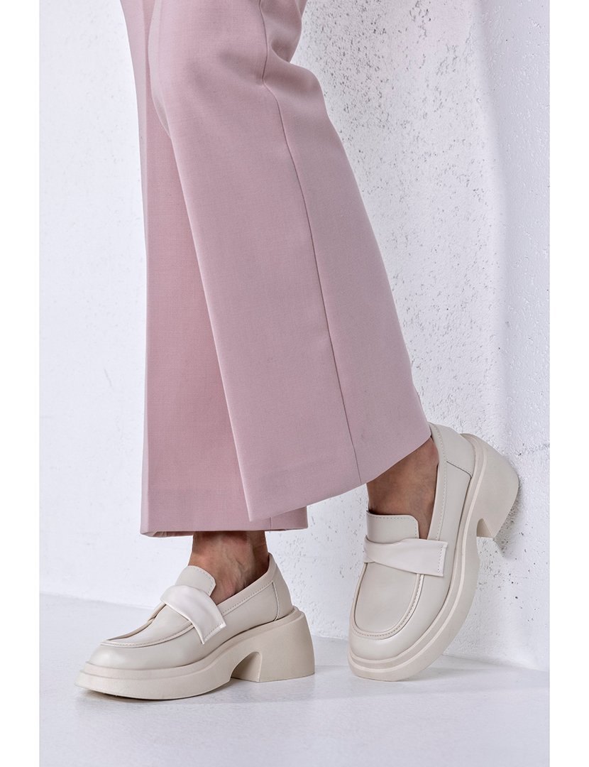 Mocassin sola grossa Branco