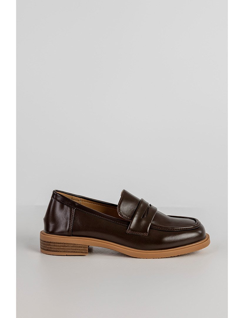 Mocassin Raso Castanho