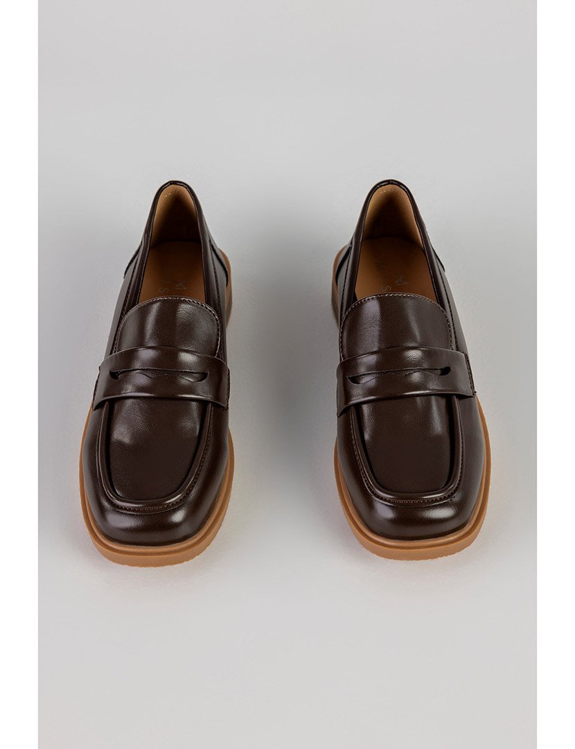 Mocassin Raso Castanho