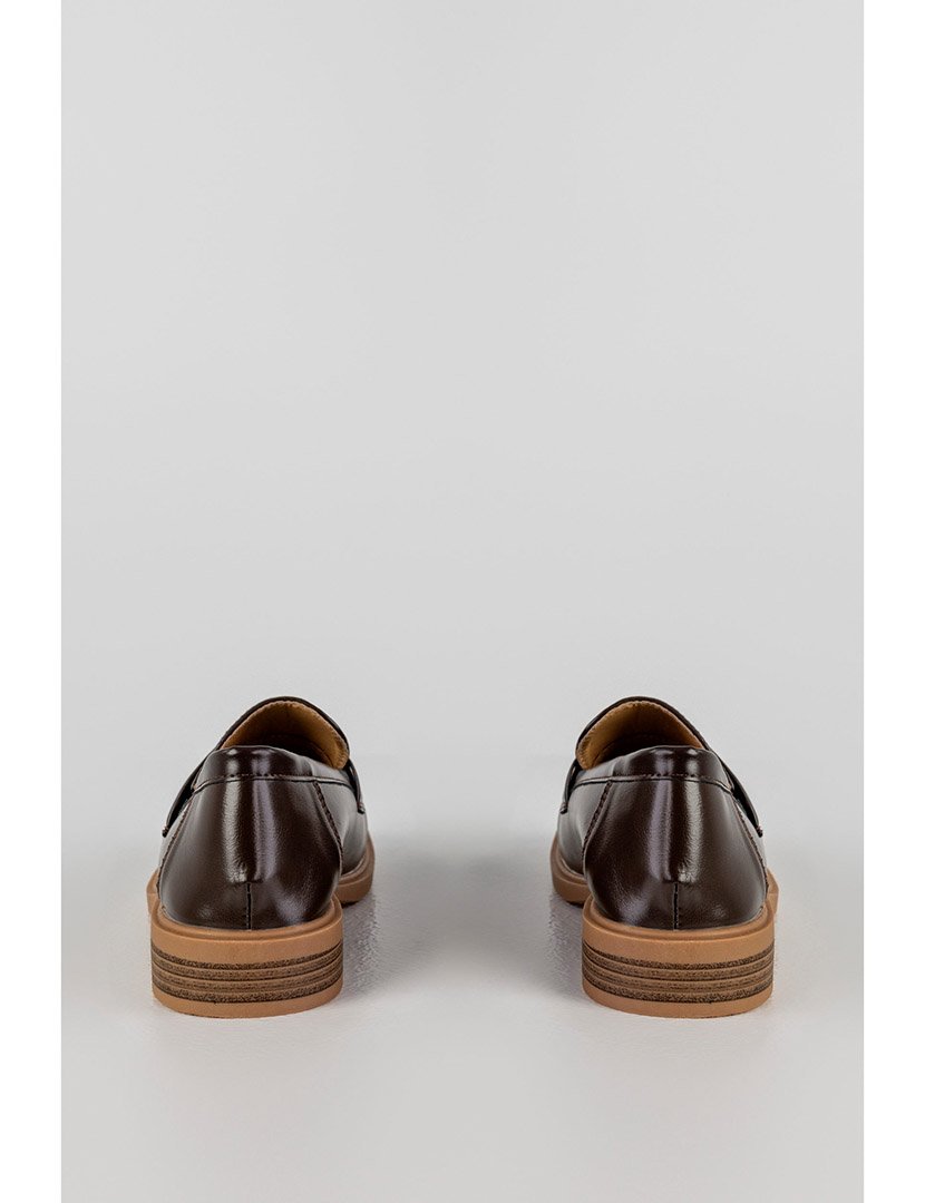 Mocassin Raso Castanho