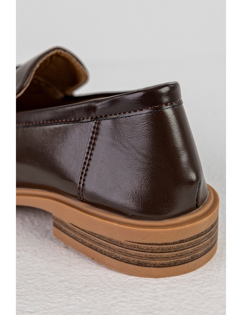 Mocassin Raso Castanho