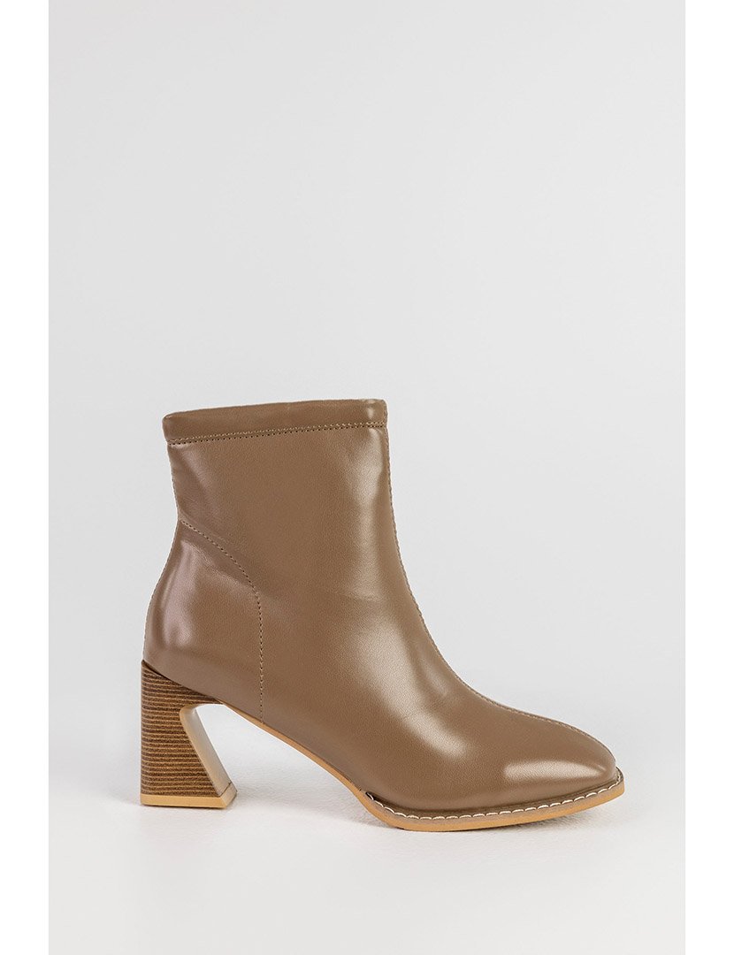 Botins zip Verde Khaki