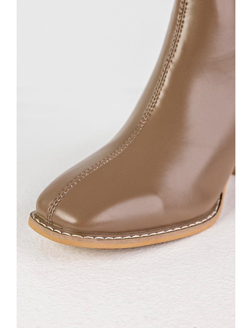 Botins zip Verde Khaki