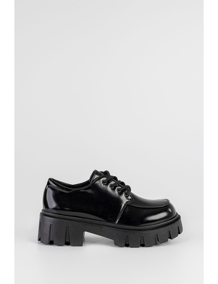 Sapatos Derby robustos Preto