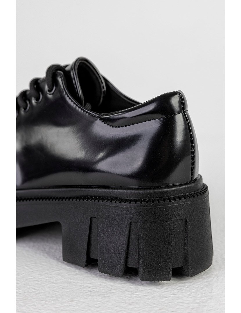 Sapatos Derby robustos Preto