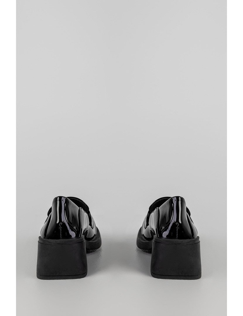 Mocassin com Salto Preto
