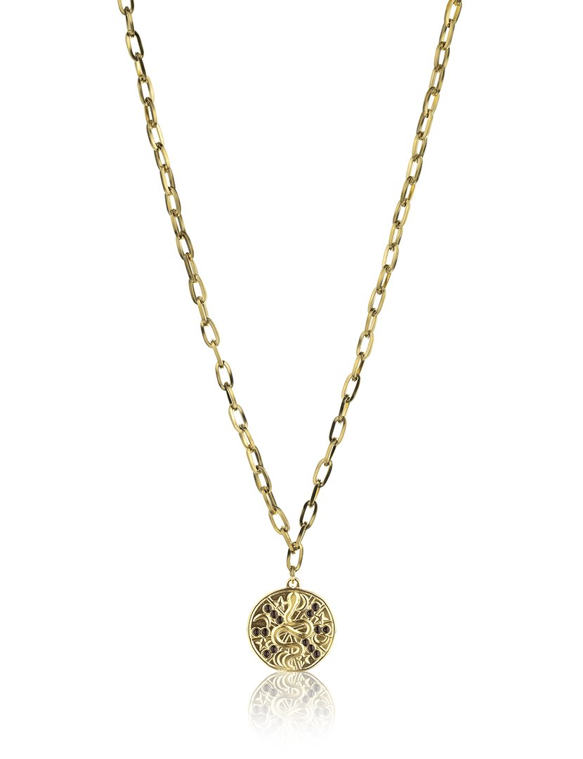 Colar Dourado e Preto